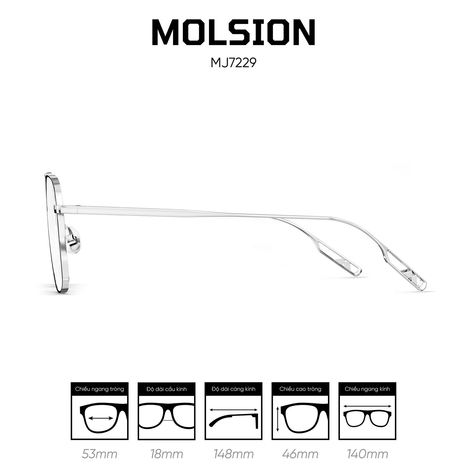 Gọng kính MOLSION MJ7229 - Ảnh 6
