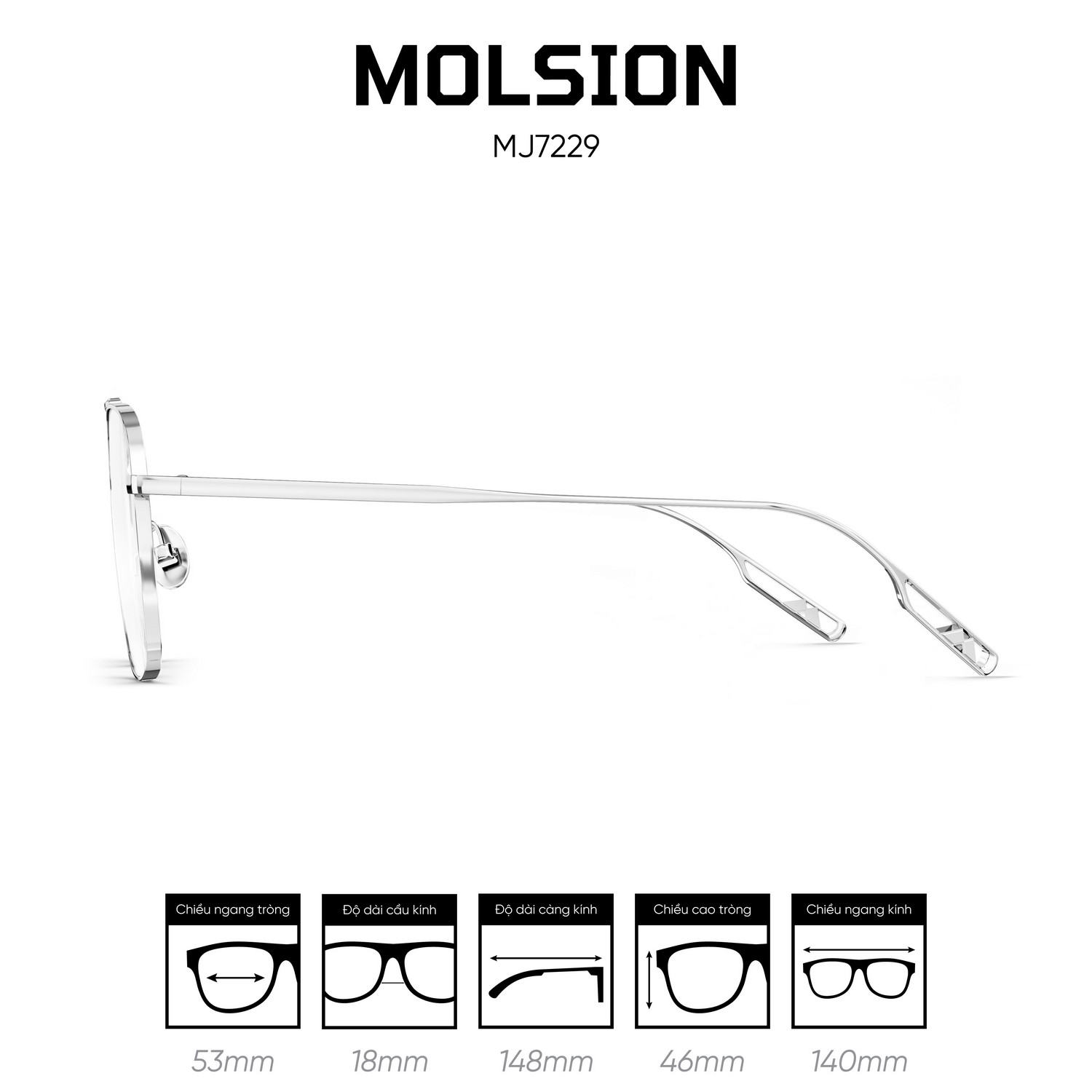 Gọng kính MOLSION MJ7229 - Ảnh 5