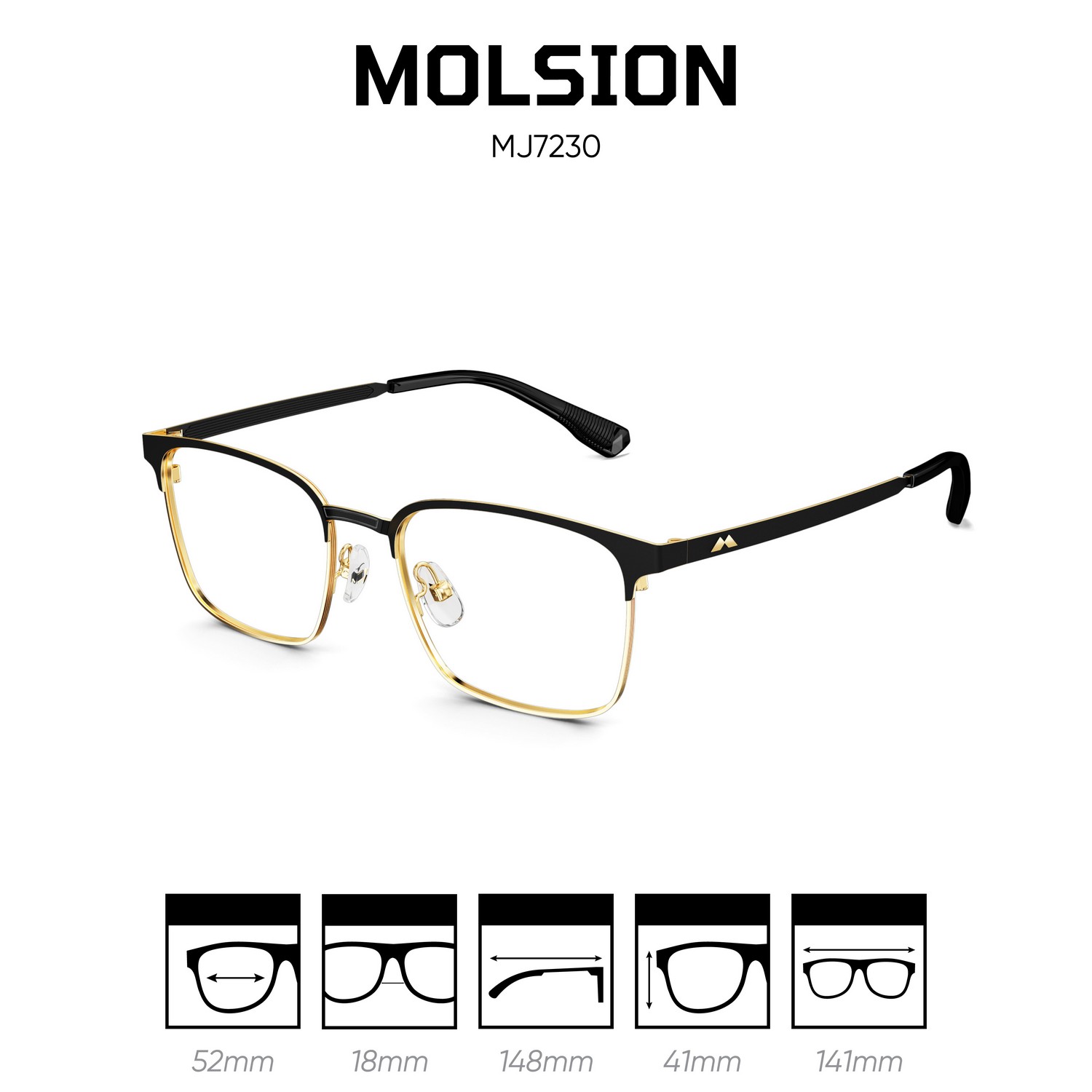 Gọng kính MOLSION MJ7230 - Ảnh 3