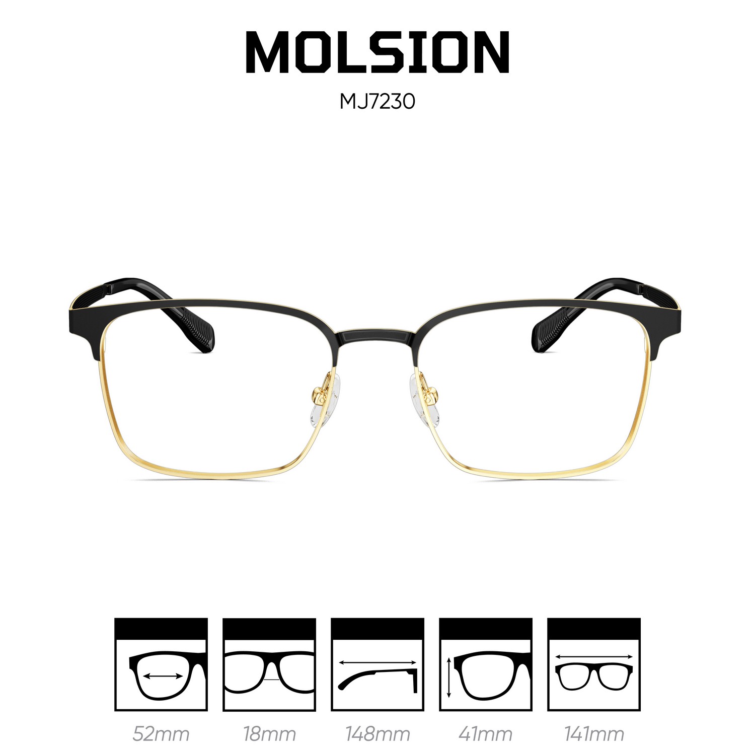 Gọng kính MOLSION MJ7230 - Ảnh 2