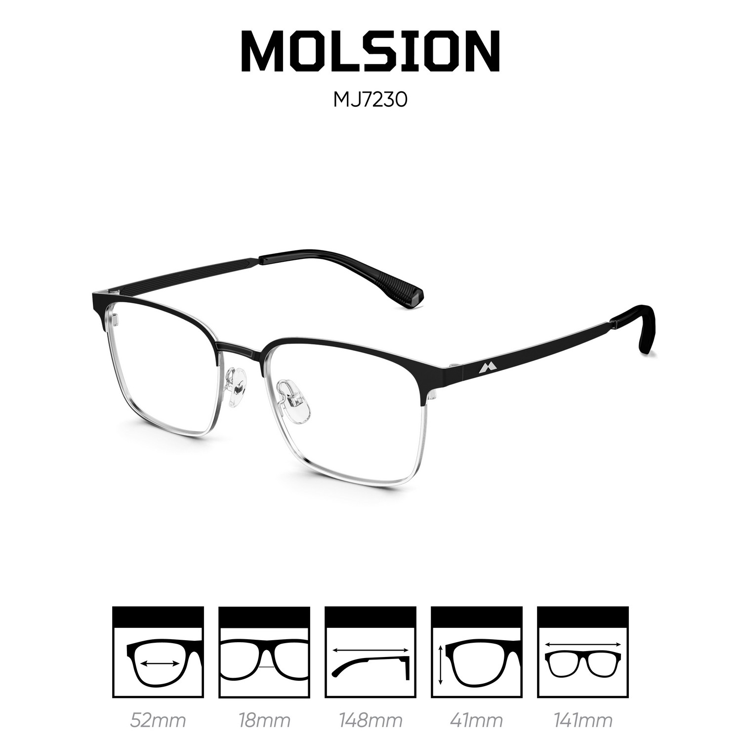 Gọng kính MOLSION MJ7230 - Ảnh 8