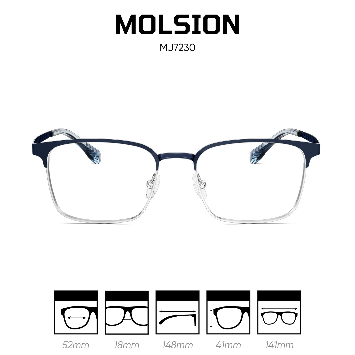 Gọng kính MOLSION MJ7230 - Ảnh 7