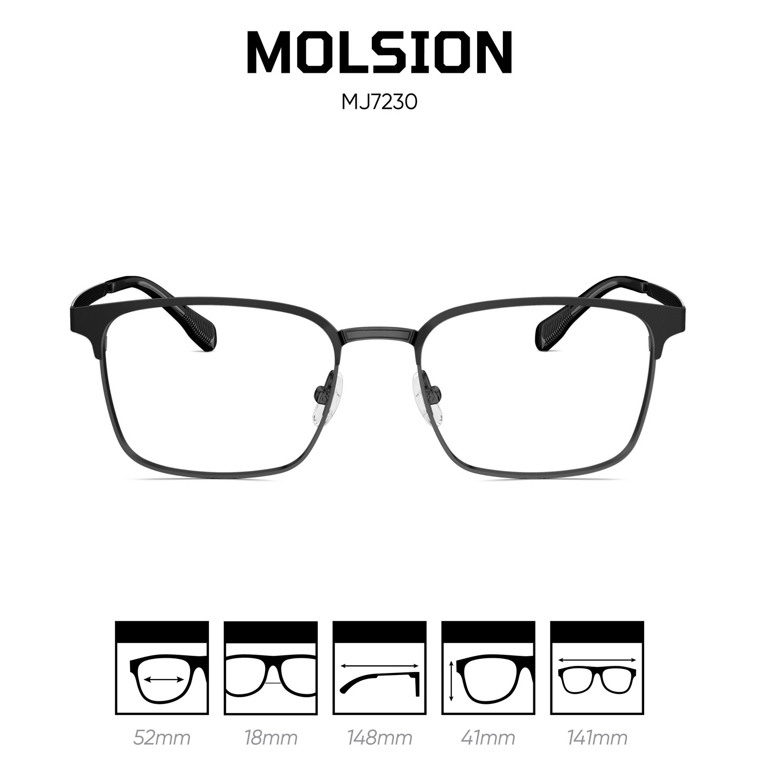 Gọng kính MOLSION MJ7230 - Ảnh 5