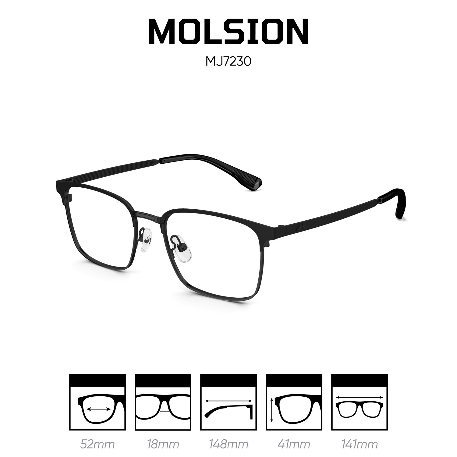 Gọng kính MOLSION MJ7230 - Ảnh 4