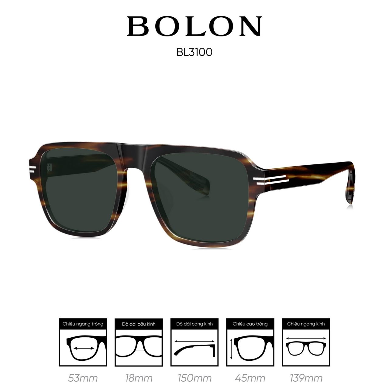 Kính mát BOLON BL3100 - Ảnh 2
