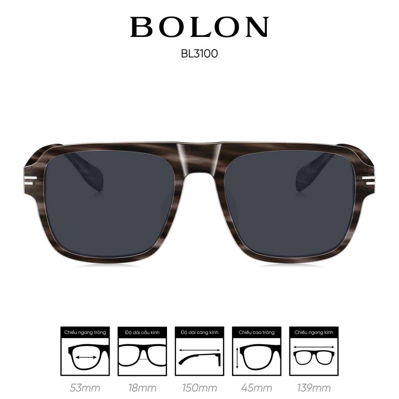 Kính mát BOLON BL3100 - Ảnh 1