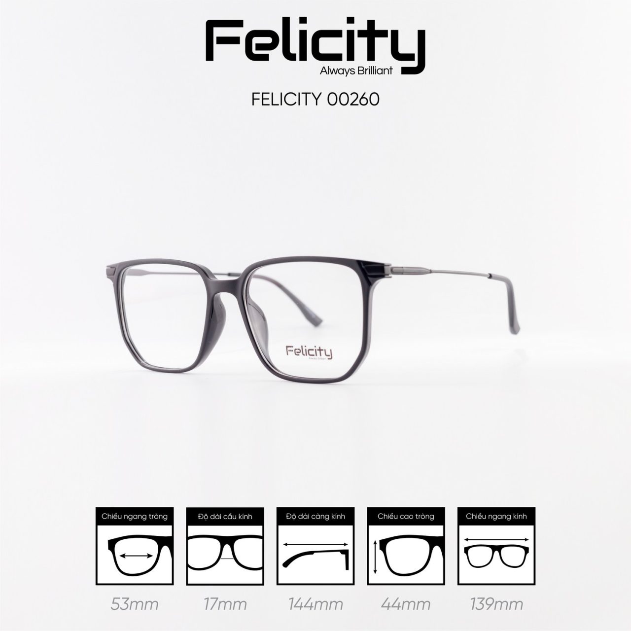 Gọng kính FELICITY 00260 - Ảnh 7