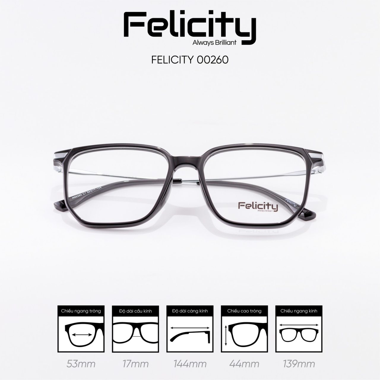 Gọng kính FELICITY 00260 - Ảnh 2