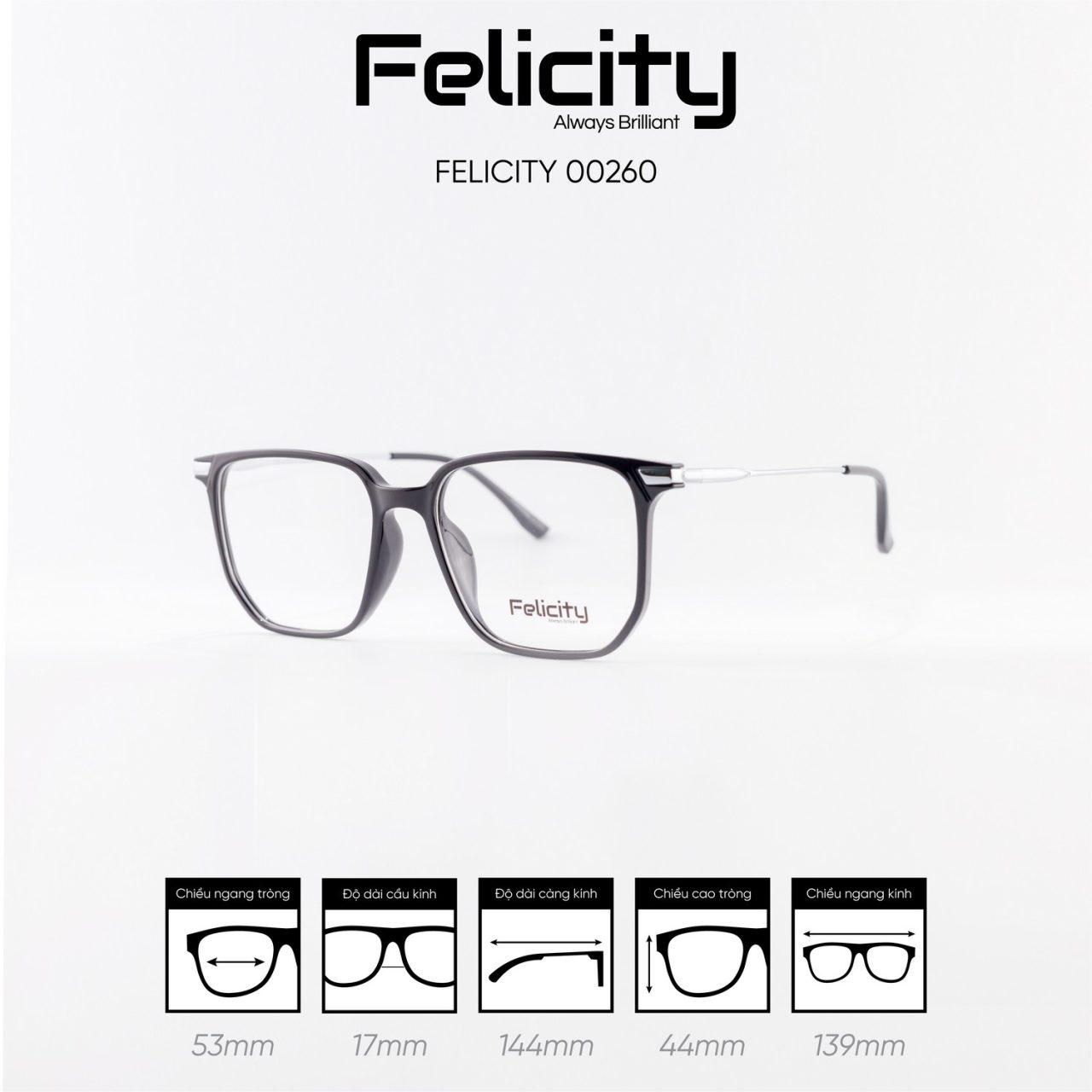 Gọng kính FELICITY 00260 - Ảnh 4