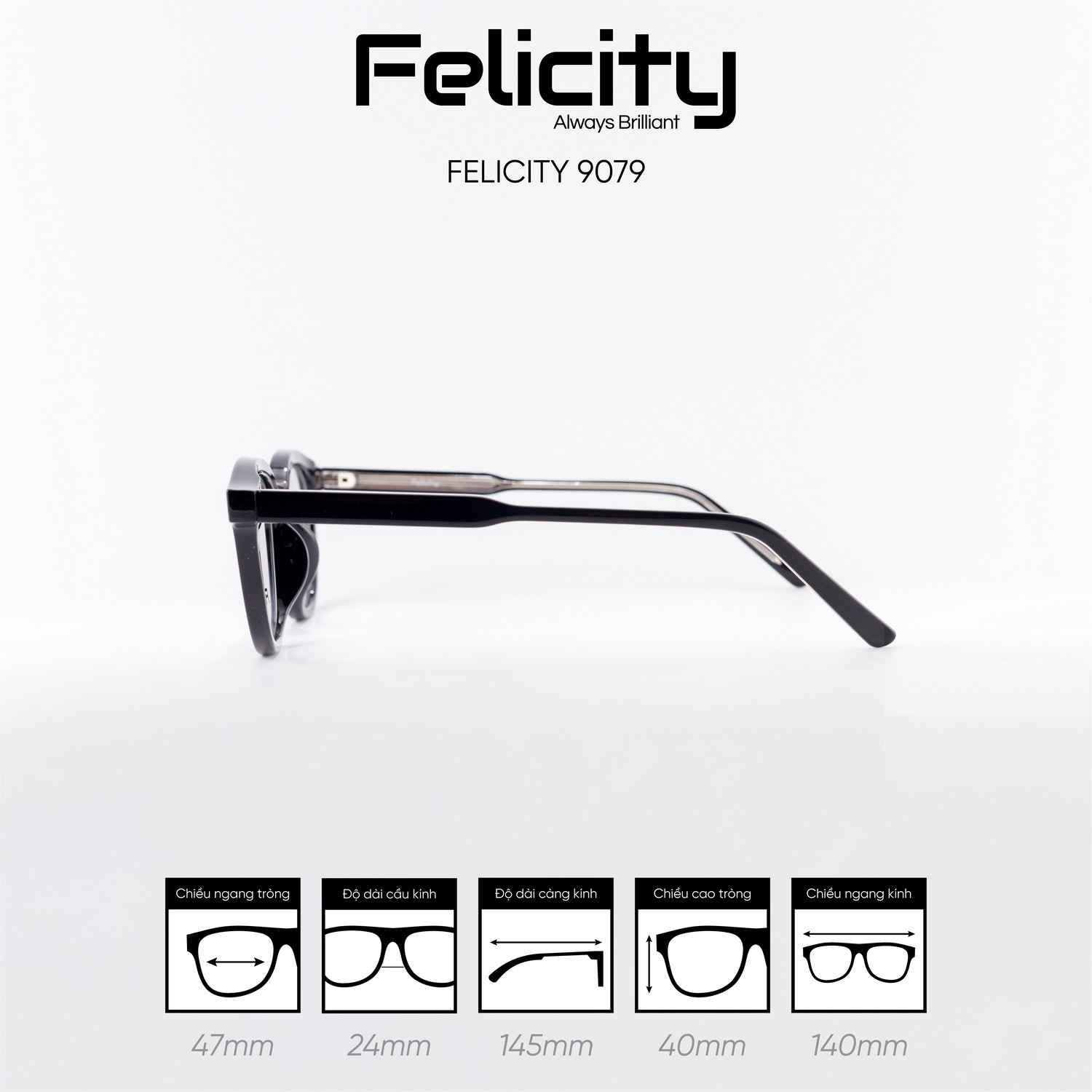 Gọng kính FELICITY 9079 - Ảnh 8