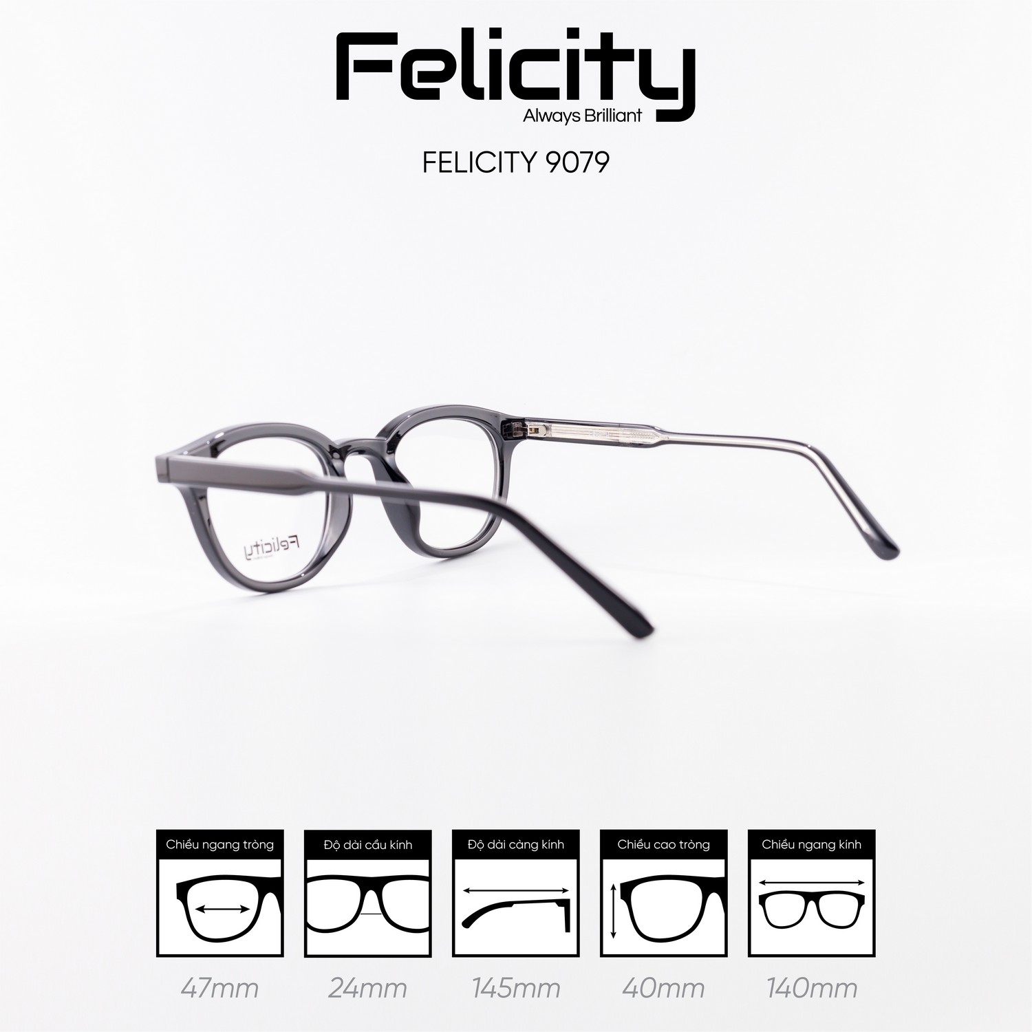 Gọng kính FELICITY 9079 - Ảnh 9