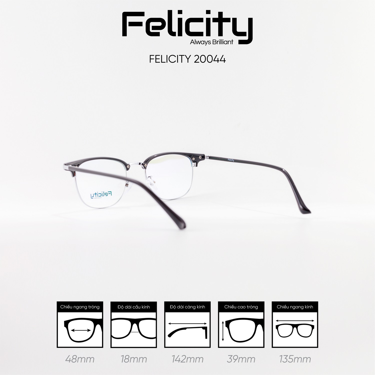 Gọng kính FELICITY 20044 - Ảnh 9