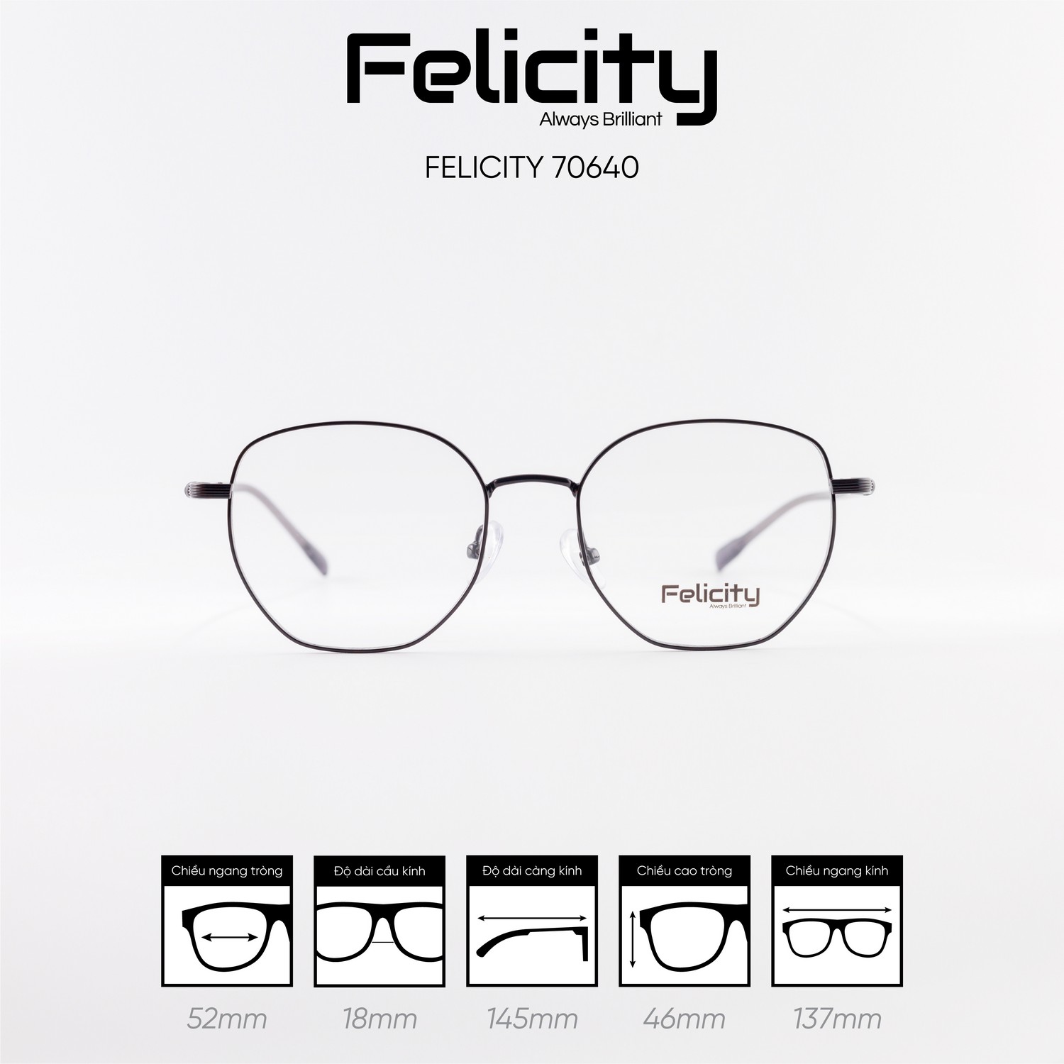 Gọng kính FELICITY 70640