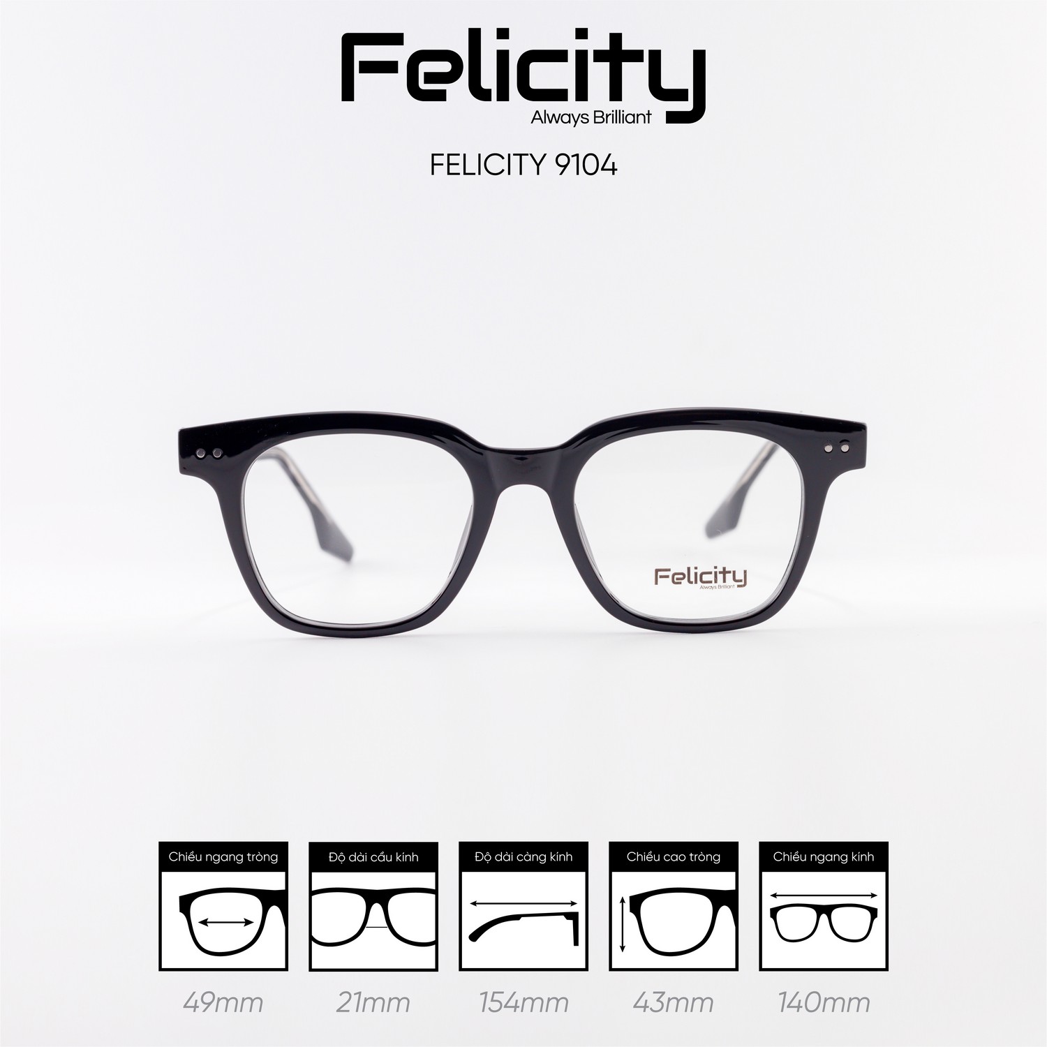Gọng kính FELICITY 9104