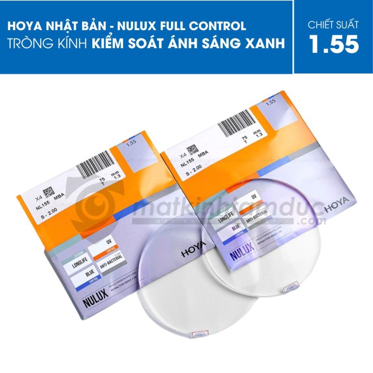 Tròng kính HOYA Nulux Full Control (Kiểm soát ánh sáng xanh) - Ảnh 3