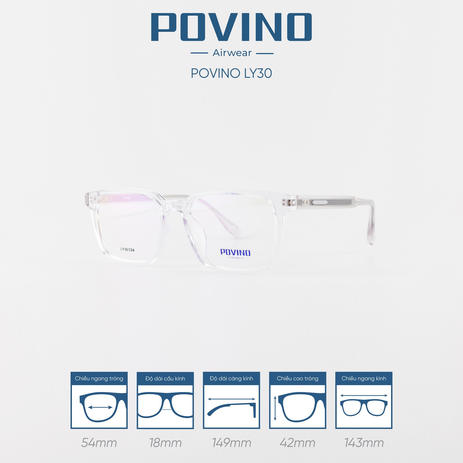 Gọng kính POVINO LY30 - Ảnh 9