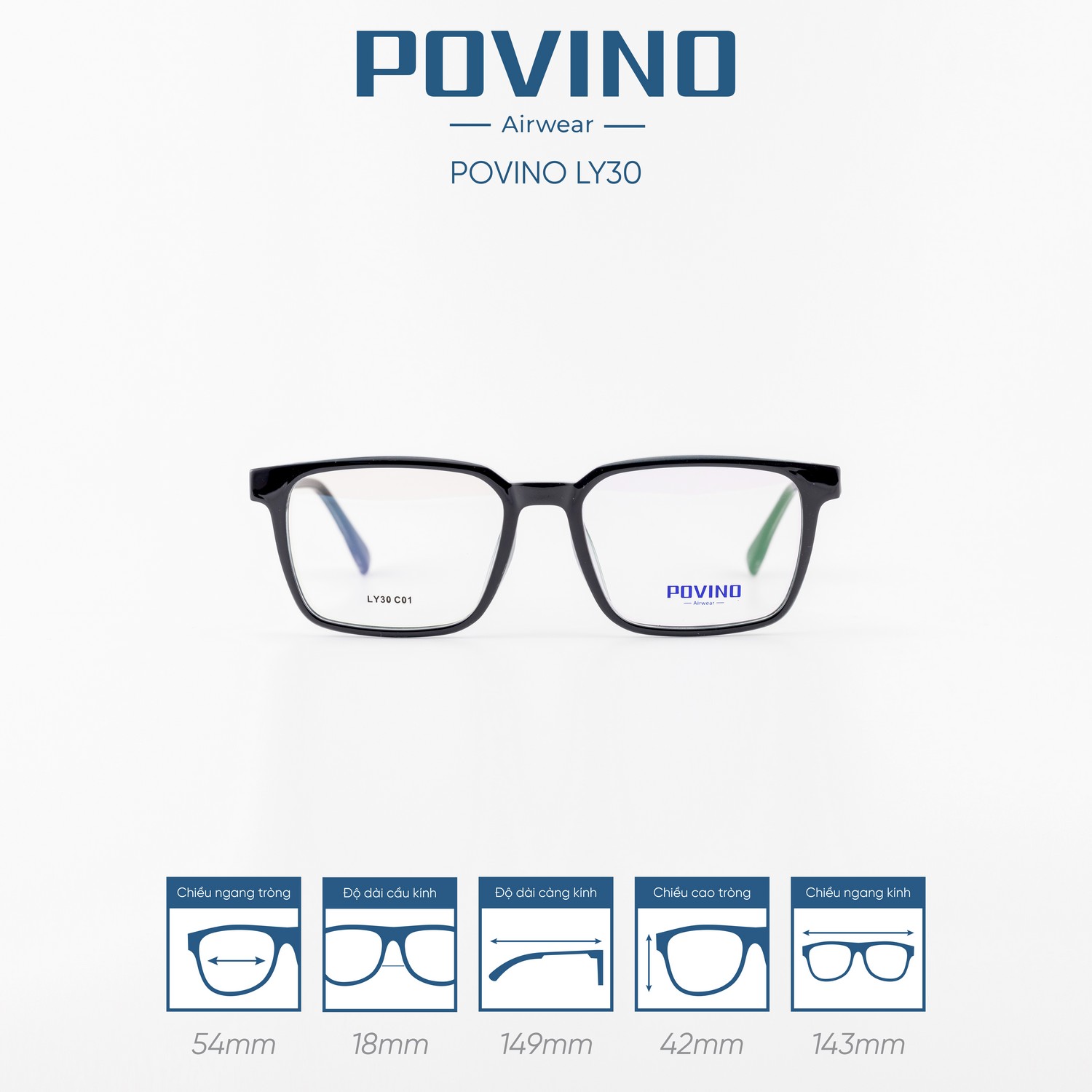 Gọng kính POVINO LY30 - Ảnh 1