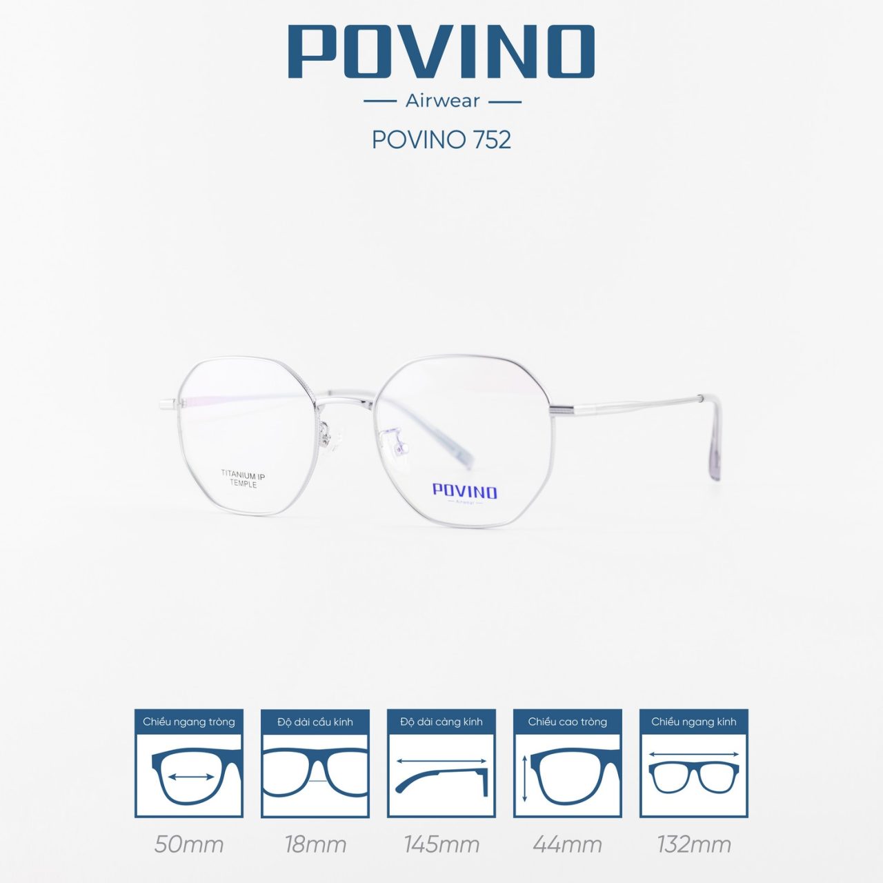 Gọng kính POVINO PO752