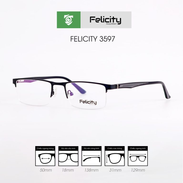 Gọng kính FELICITY 3597 - Ảnh 3