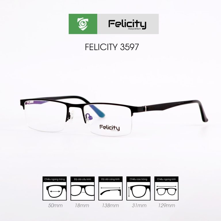 Gọng kính FELICITY 3597 - Ảnh 2