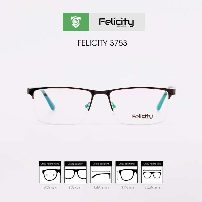 Gọng kính FELICITY 3753 - Ảnh 1