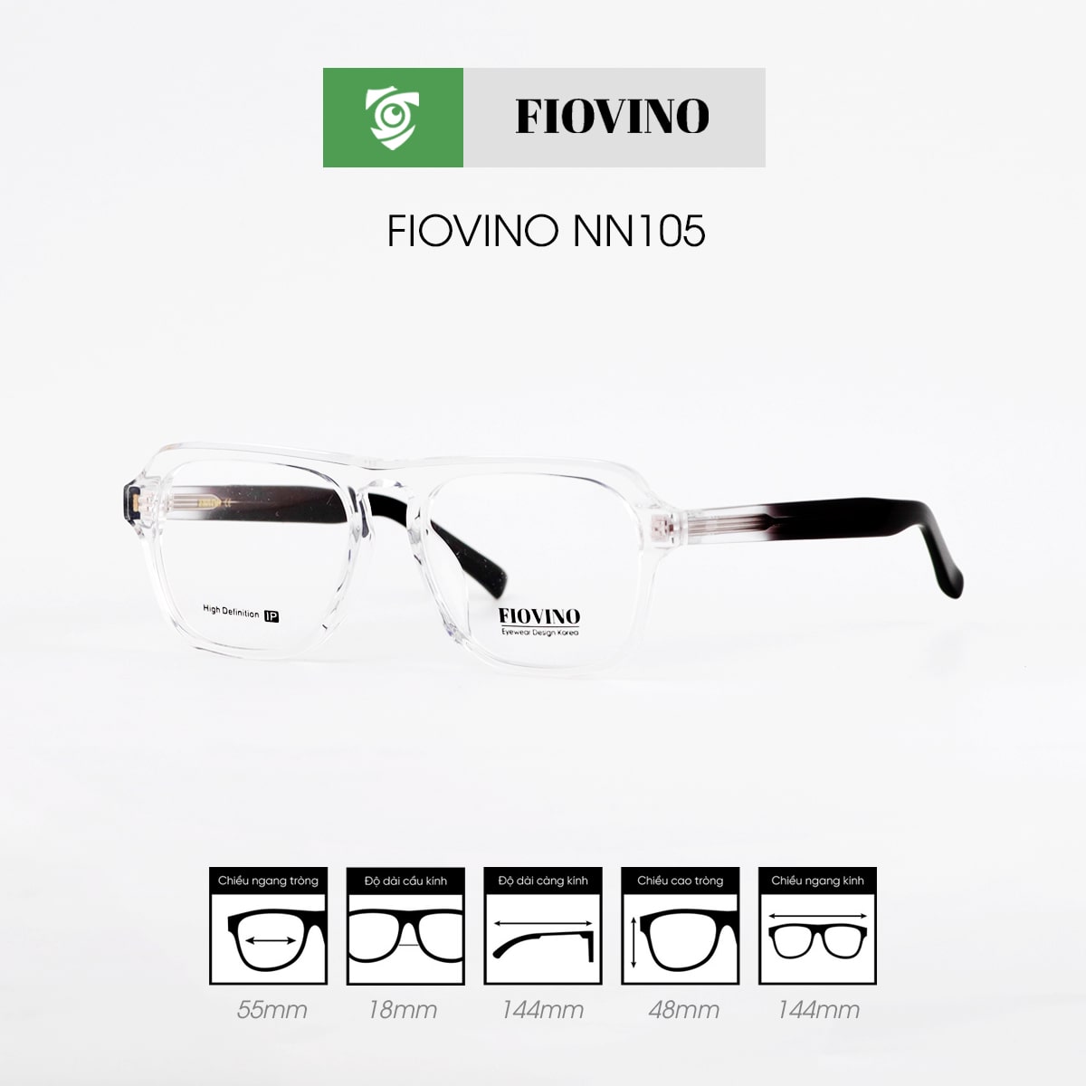 Gọng kính FIOVINO NN105 - Ảnh 4
