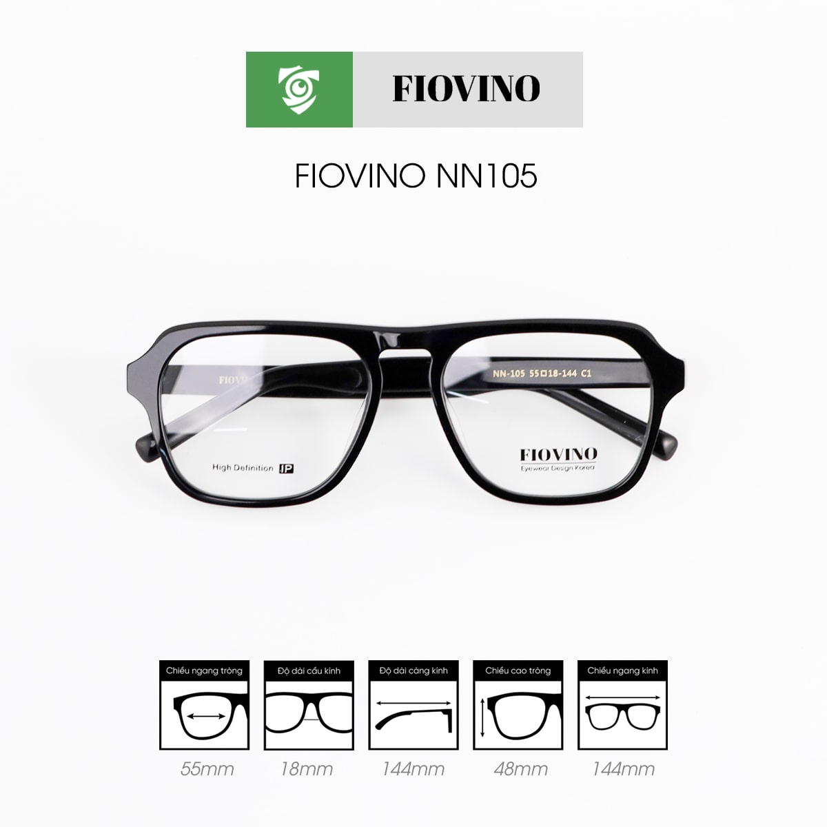 Gọng kính FIOVINO NN105 - Ảnh 3