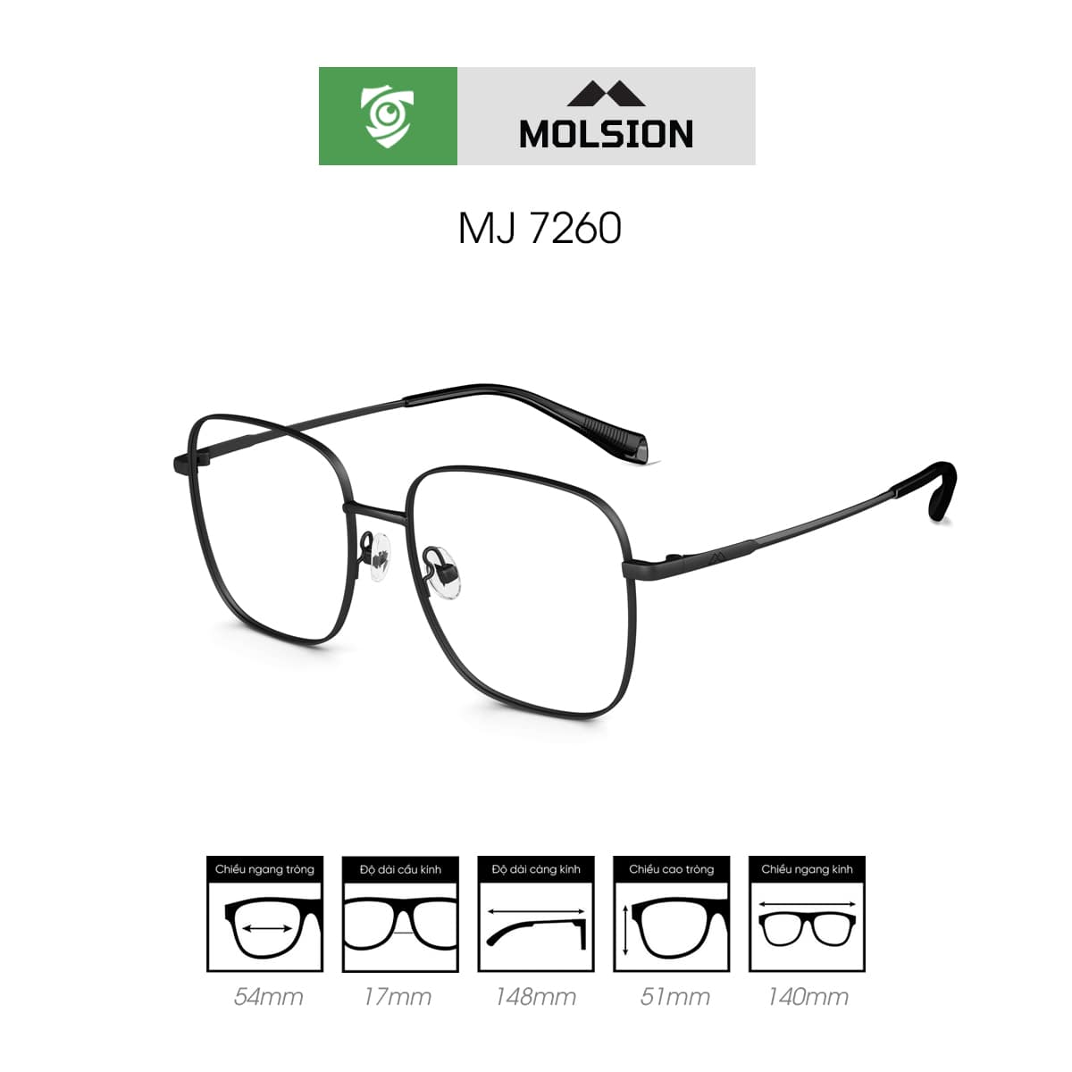 Gọng kính MOLSION MJ7260 - Ảnh 2