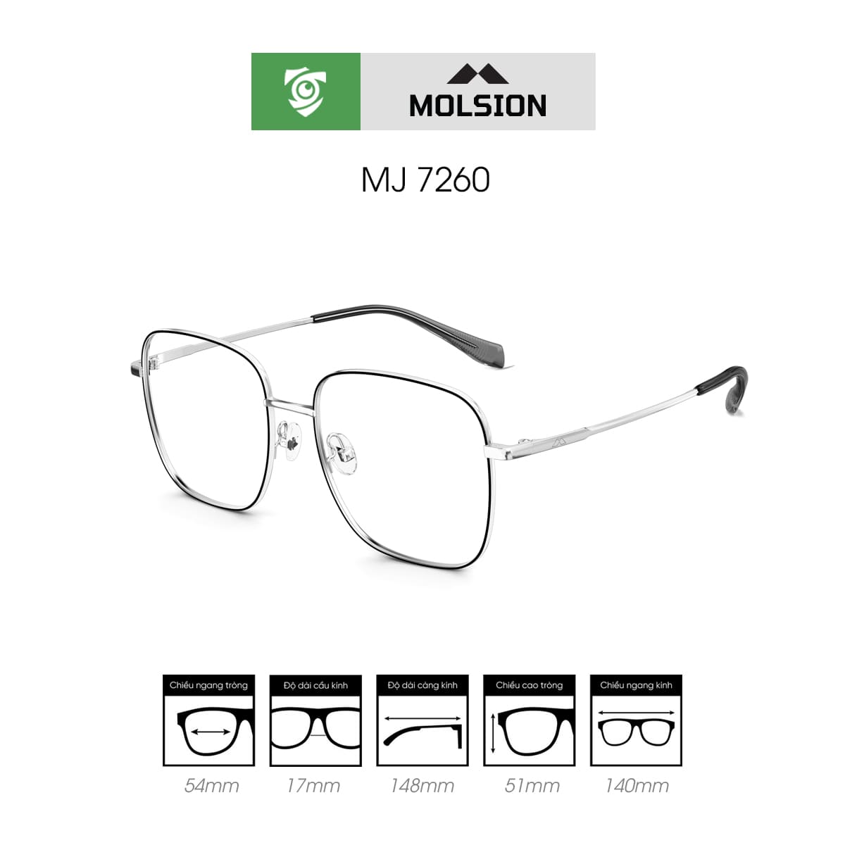 Gọng kính MOLSION MJ7260 - Ảnh 5