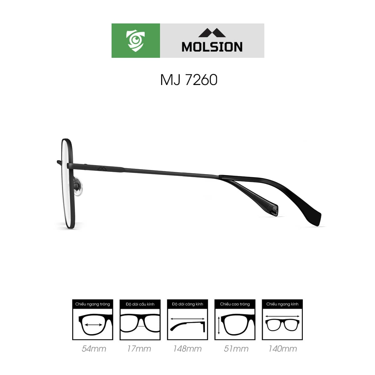 Gọng kính MOLSION MJ7260 - Ảnh 3