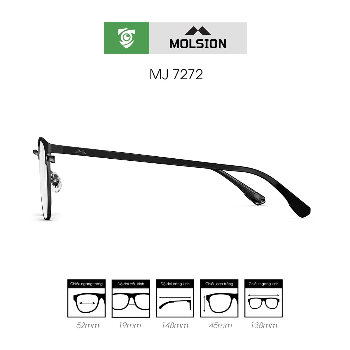 Gọng kính MOLSION MJ7272 - Ảnh 3