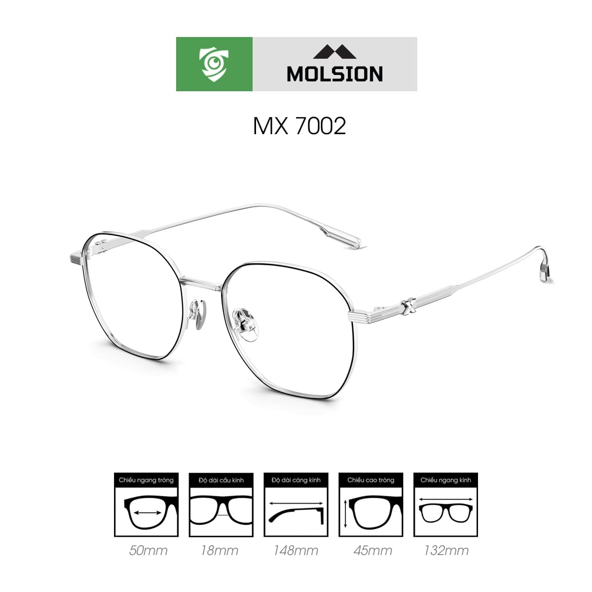 Gọng kính MOLSION MX7002 - Ảnh 5