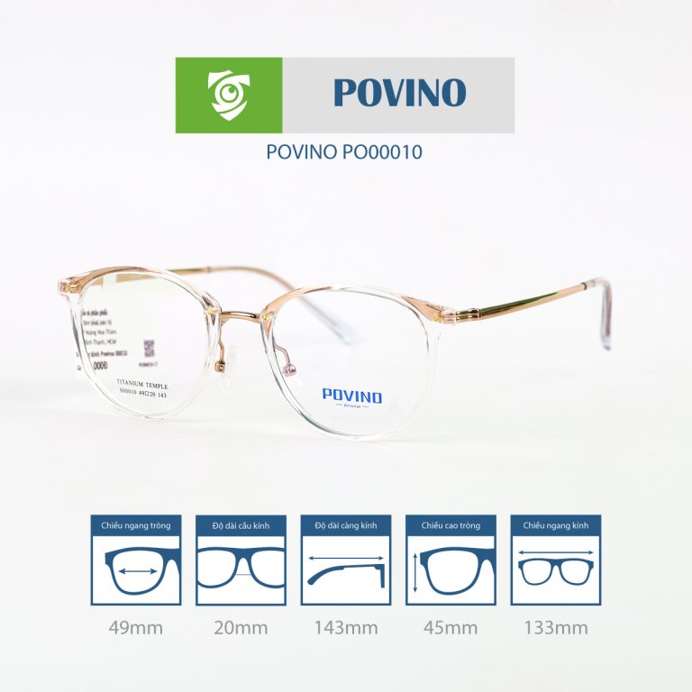 Gọng kính POVINO PO00010 - Ảnh 8