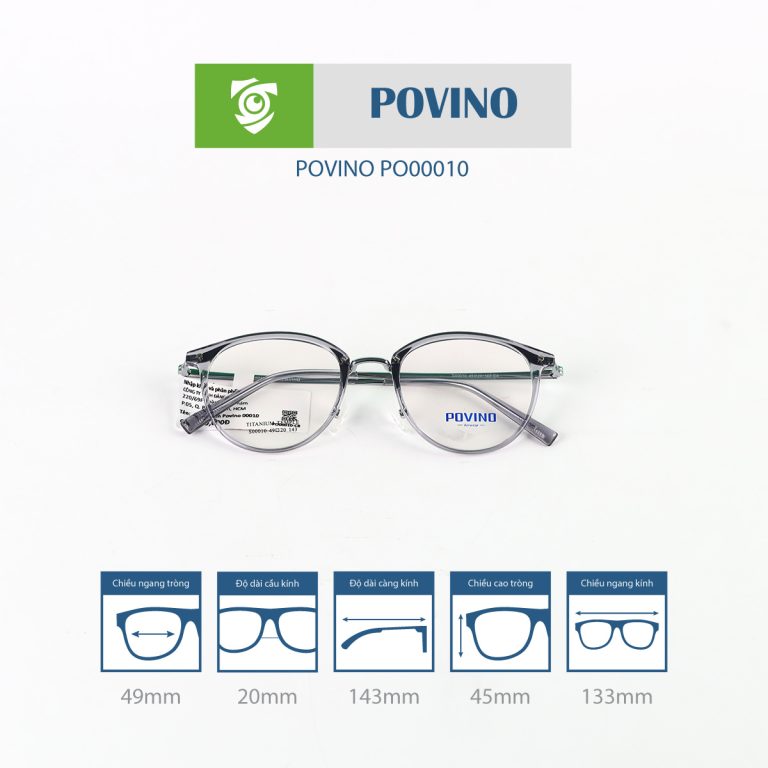 Gọng kính POVINO PO00010 - Ảnh 7