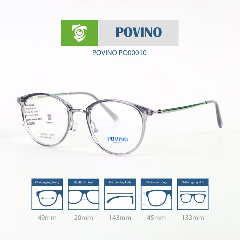 Gọng kính POVINO PO00010 - Ảnh 15