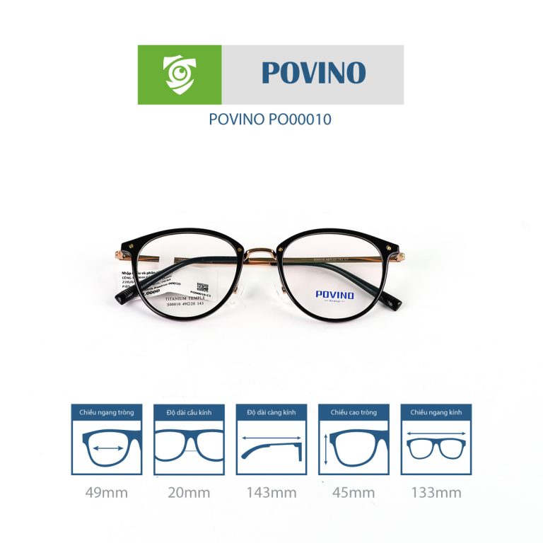 Gọng kính POVINO PO00010 - Ảnh 13
