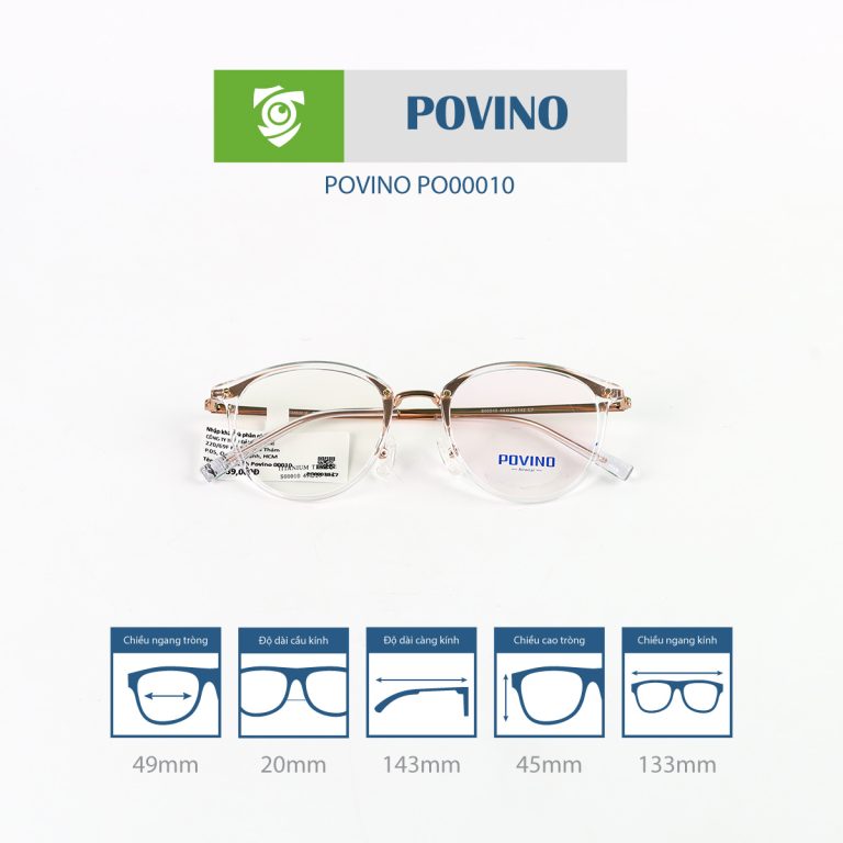 Gọng kính POVINO PO00010 - Ảnh 12