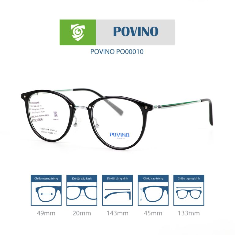 Gọng kính POVINO PO00010 - Ảnh 10