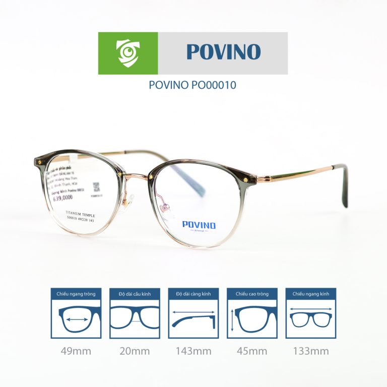 Gọng kính POVINO PO00010 - Ảnh 9