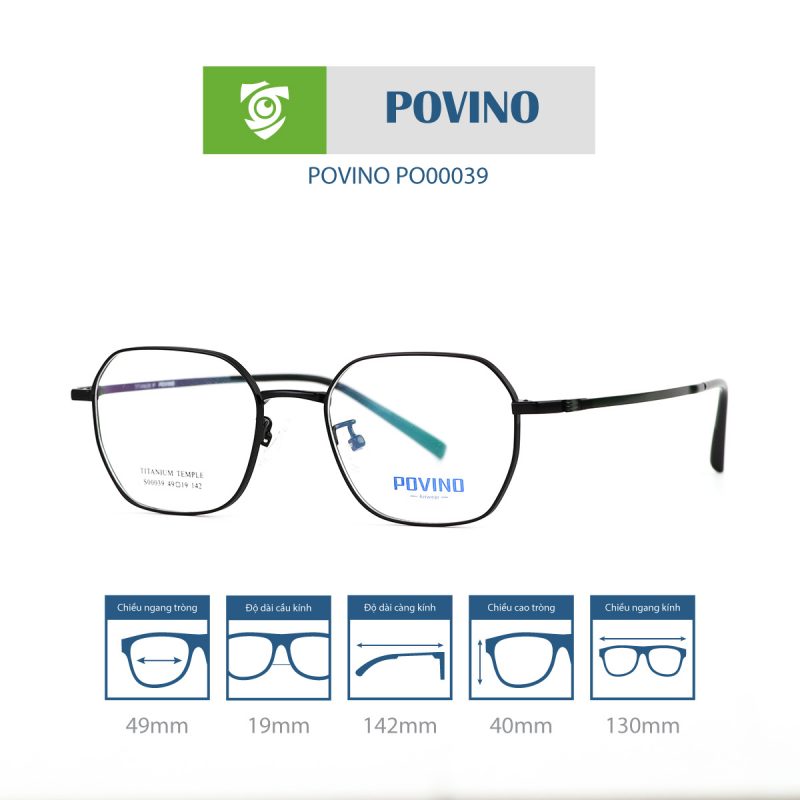 Gọng kính POVINO PO00039