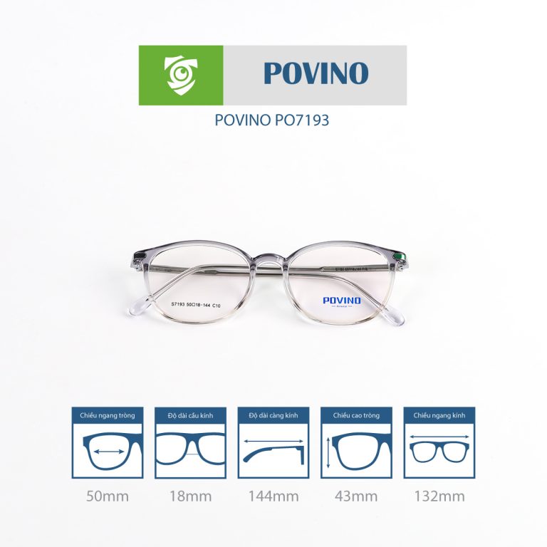 Gọng kính POVINO PO7193 - Ảnh 16