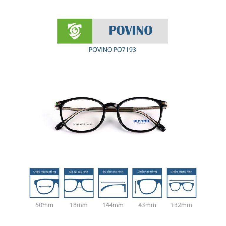 Gọng kính POVINO PO7193 - Ảnh 15