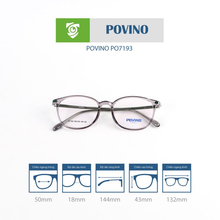 Gọng kính POVINO PO7193 - Ảnh 13