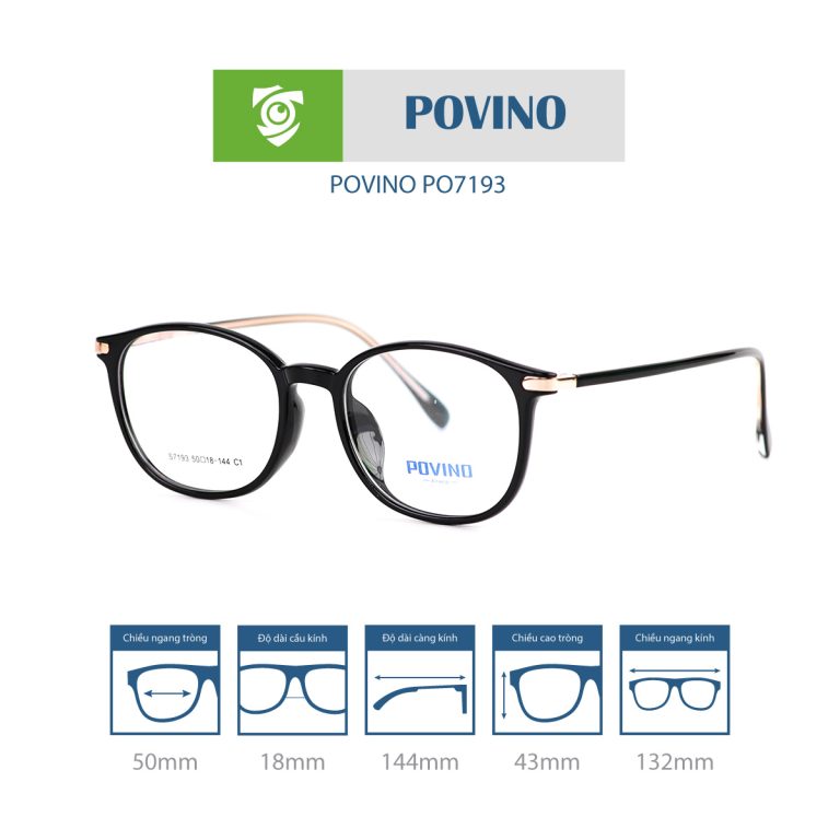 Gọng kính POVINO PO7193 - Ảnh 9
