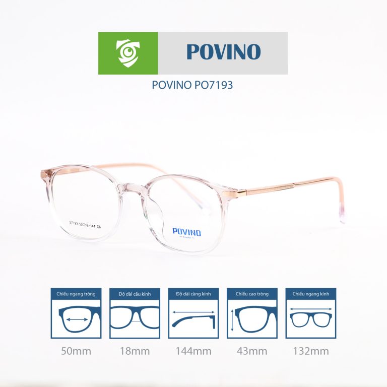 Gọng kính POVINO PO7193 - Ảnh 21