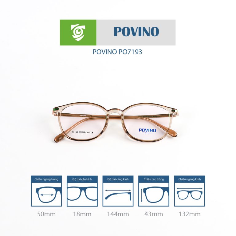 Gọng kính POVINO PO7193 - Ảnh 14