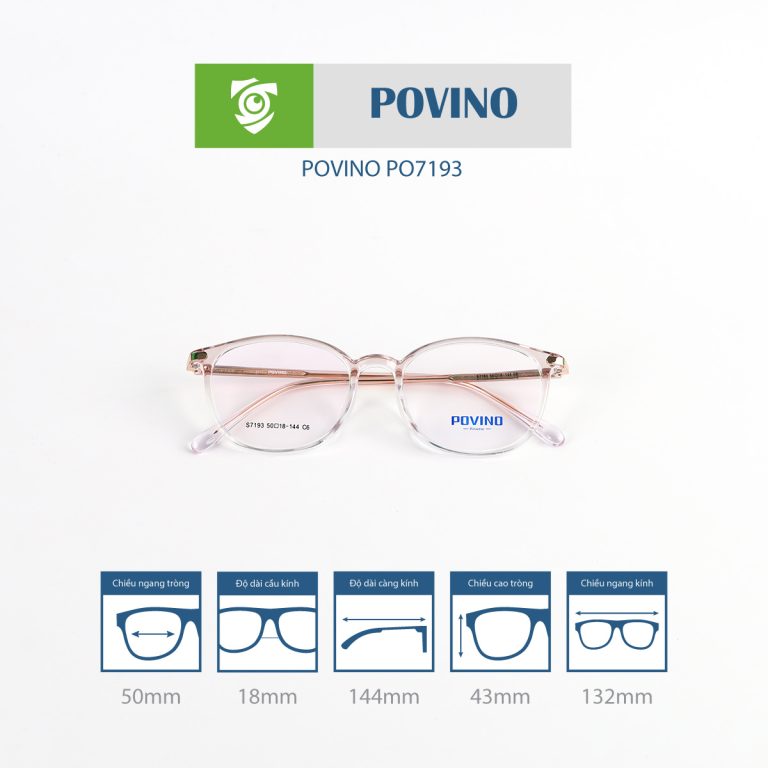 Gọng kính POVINO PO7193 - Ảnh 11