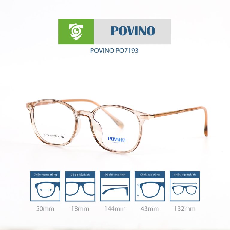 Gọng kính POVINO PO7193 - Ảnh 20