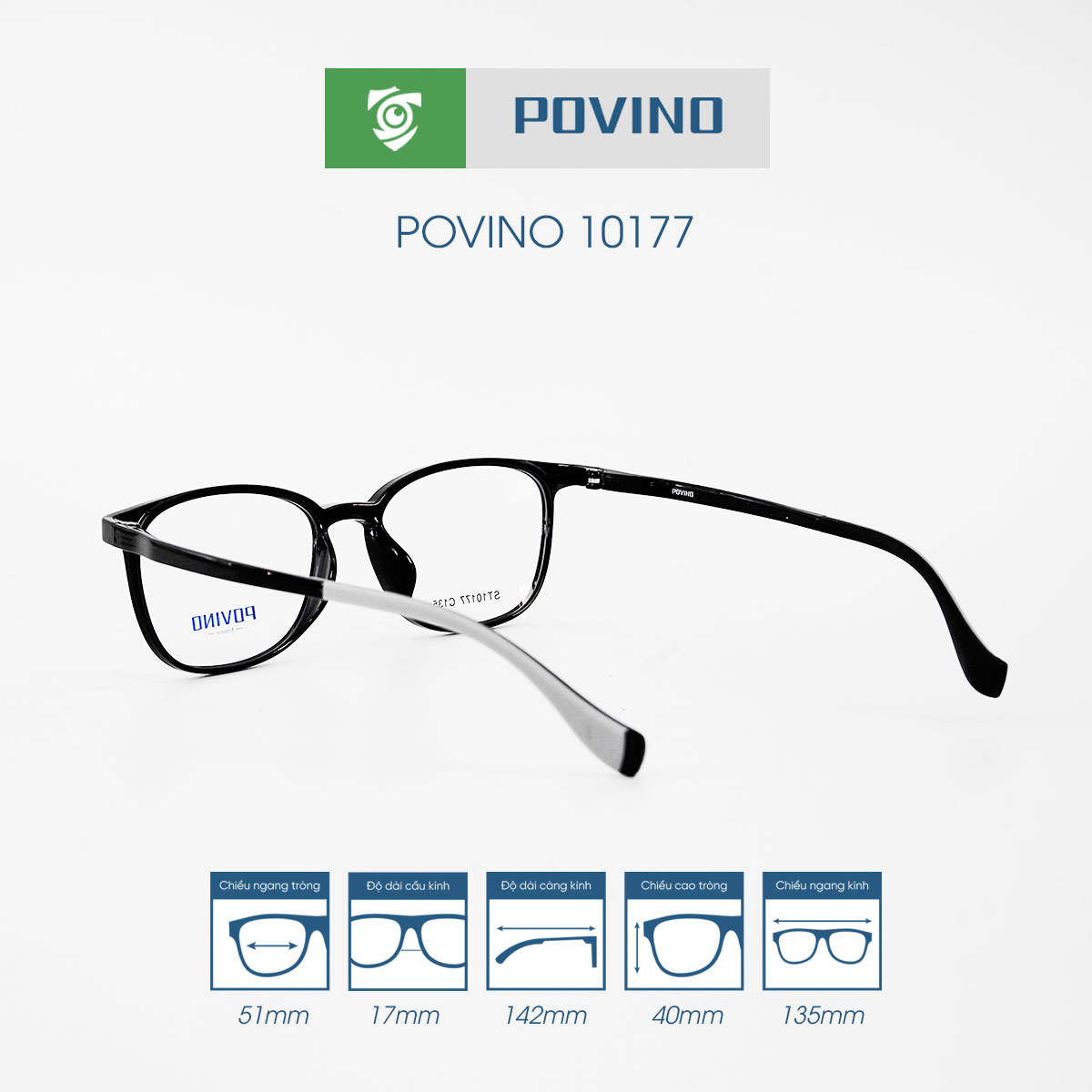 Gọng kính POVINO PO10177 - Ảnh 3