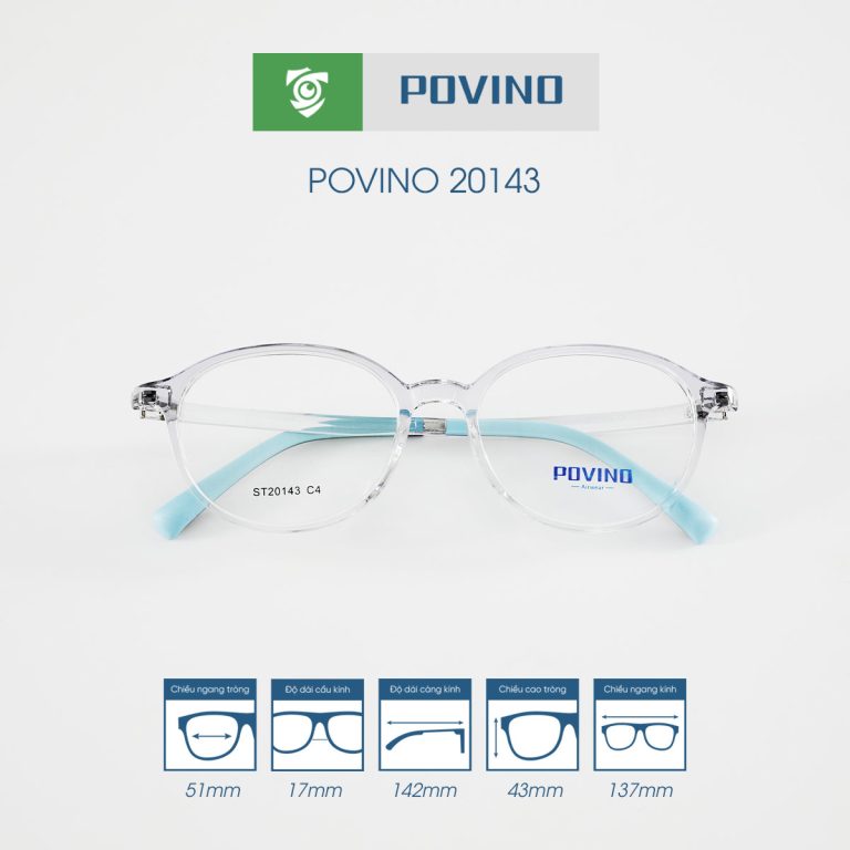 Gọng kính POVINO PO20143 - Ảnh 6